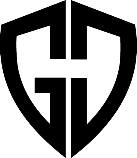 Genillard logo. The letters “G” and “D” form a shield. The logo is black.